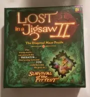 Lost in a Jigsaw II "Survival Of The Fittest" The Diagonal Maze Puzzle New 2002