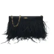 Michael Kors Large East West Tabitha Black Convertible Clutch - NWT