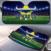 NRL New Nth Qld Cowboys Rugby League Windcreen Sunshade For Cars & Trucks