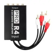 Audio Isolator 4CH Audio Noise Reducer Ground Loop Audio Isolator for Car9912