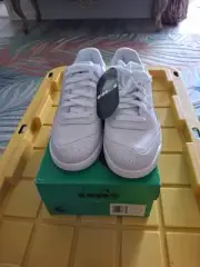 Diadora White Red Glacier Gray/White Sneakers Size 9