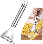 1 Pcs Corn Peeler Corn Planer Thresher Stainless Steel Corn Peeler for Corn On the Cob Corn Kernel Remover Tool Magic Corn Stripper Tool Corn Cutter Corn Scraper with Ergonomic Handle for Kitchen