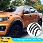 Matte Black Fender Flares kit Wheel Arch Cover For Ford Ranger PX3 MK3 2019-2022