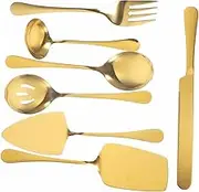 ELAYARD 1Set Cake Serving Elegant Cake Cutter and Shovel for Parties Weddings and Buffets Western Tableware for Cakes Pies and Tarts