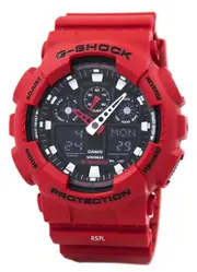 Casio G-SHOCK GA-100B-4A Shock-Resist Alarm World Time Timer 200M Mens Watch