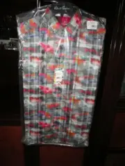 Robert Graham Vanderlinden Classic Short Sleeve Shirt Medium Size