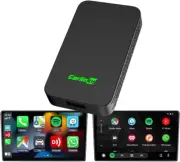 Carlinkit 5.0Wireless Carplay Adapter, 2 in 1 Wireless Android Auto, CP/AA Adapt