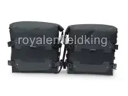 Fit For Royal Enfield Himalayan 450 Black Canvas Trail Bags