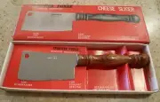 Vintage Frontier Forge Genuine Hardwood 7" Cheese Slicer in Original Box