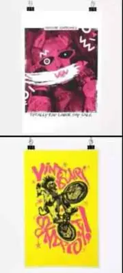 Vinegar Syndrome Even More Rad Labor Day Sale Poster set of 2