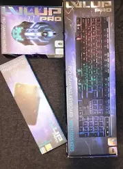 Vivitar 3 in 1 gaming kit keyboard, mouse, & mousepad !