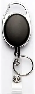 Retractable Lanyard ID Card Holder Business Badges Security Pass Reel Key Chains