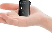 Tin-Nik AM FM FM Mini Radio: Weight 27 Grams, Watch Size, Rechargeable USB, Personal Pocket Radio, OLED Screen, Clip, Button Lock, Digital Tuning, Timer, Stereo Headphones - FA298