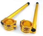 Motorcycle Pair 7/8" Racing Handlebars Clip Ons 50mm Fit Compatible with Aprilia RSV 1000 RP 2001-2003 RSV Mille R 2000-2004 RSV Mille All