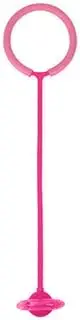 Skip Ball, Flashing Jump Swing Ball, Fitness Jump Rope Game, Educational Toy for Kids for Fun（Pink）
