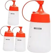 ABOOFAN 4Pcs Reusable Squeeze Condiment Bottles for Salad Dressing Ketchup Mustard and Jam Dispensers Easy Squeeze Design for Controlled Dispensing and Convenience