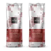 2x Arkadia 1kg Drinking Chocolate Frappe Powder Cold/Cool Blended Drink/Beverage