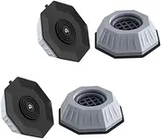 LIFKICH Washing Machine and Fridge Foot Mats 4 Pack Skid Mats Shock Absorbing Non-Slip for Washer Dryer Base Random Style
