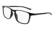 New NIKE Eyeglasses 7146 002 54-19 140 Black Rectangular Frames w/Spring Hinges