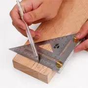 1Pc Carpenter Square 3D Multi Angle Measuring Ruler Precision Hole Positioning Marking Gauge Woodworking Scriber Triangl