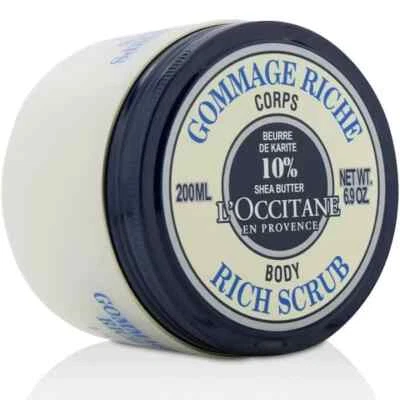 L'Occitane en Provence 10% Shea Butter Rich Body Scrub 6.9oz NEW Sealed