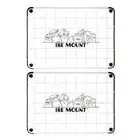 2Pcs Outdoor PP Cutting Board Foldable Mini Chopping Board Camping Picnic Tool