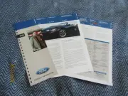 2004 FORD MUSTANG AND MAcH 1 INTRO PRESS MEDIA NEWS RELEASE BROCHURE SHEETS SET