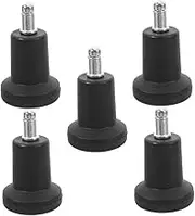 SEWACC 5pcs Replacement Chair Casters for Hardwood Floors Antislip Effortless Snap Ring Installation for Office Home Swivel Chairs