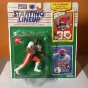 1990 NFL Starting Lineup Christian Okoye Kansas City Featuring 1987 Rookie Card