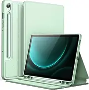 [JETech] Case for Samsung Galaxy Tab S10 FE / S9 FE 10.9-Inch with S Pen Holder, Slim Folio Stand Protective Tablet Cover, Multi-Angle Viewing (Mint)