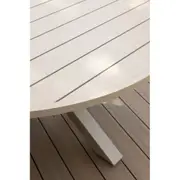 Houston Outdoor 1.8m Round Aluminium Dining Table - Outdoor Aluminium Tables