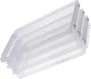 Multilayers Transparent Storage Box Clear Plastic File Organizer for Paper and Documents Stackable Design for Office and Home Use Efficient File Management