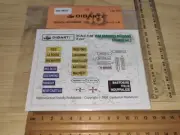 DioArt 1/48 1944 Ardennes Signage v2 (1 sheet, card)
