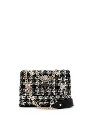 GUESS Women's Black Mini Crossbody Flap Bag