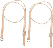[Healeved] 1Pair Adjustable Buckle Extender Shoe Straps for Heels of Stylish Replacement Heel Bands for Secure Fit and Comfort High Heels Nude