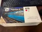 HP PageWide XL 878 Magenta Ink Cartridge 312Z3A EXP May 2023