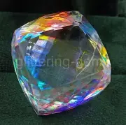 Natural Mystic Topaz CUBE Cut 202.40 Ct IGL Certified Loose Gemstone 5MSZ
