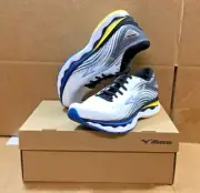 Mizuno Men's Wave Sky 6 White/Cyber Yellow Running Shoes