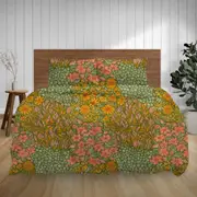 J Elliot Home Cotton Flannelette Sheet w/Pillowcases Set Sketchbook