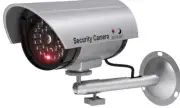 Wali Dummy Fake Security Camera Blinking LED Flashing Light CCTV Surveillance