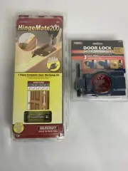 Milescraft Router Hingemate 200 and 300681 Door Lock / Deadbolt Install Kits
