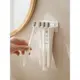 日式牙刷置物架免打孔衛生間壁掛式牙膏掛墻收納簡約放電動牙刷架