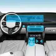 Kaecad Car Interior Film Dashboard Piano Board Shift Center Console Anti-Scratch Transparent TPU Protection Film Accessories，For Genesis GV80 2024-2025 (GPS navigation film)