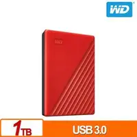 在飛比找PChome商店街優惠-WD My Passport 1TB 紅色 2.5吋 USB