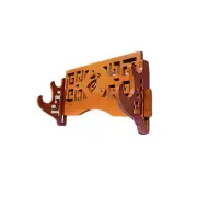 Bamboo Samurai Sword Holder Stand Wall Mount Katana Tanto Display Rack 武 2 Tier