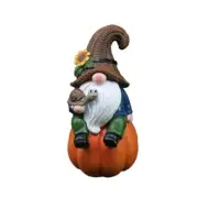 Pumpkin Gnomes Garden Statue Fall Gnomes Ornaments Yard Lawn Outdoor Decoration