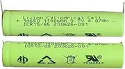 3.7V 1100mAh Replacement Battery Compatible with SOOCAS V1 V2 X3 X3U X5 D2 D3 Electric Toothbrush with LED Flashlight Soldering Tabs