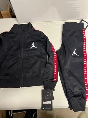 JORDAN 2T 2 PIECE SET ZIP UP JOGGER KIDS OUTFIT GYM CLOTHES GENUINE