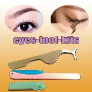 Beauty Tool Fake Eyelashes Extension Applicator Clip Tweezer & Eyebrows Shavers