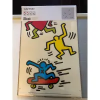 在飛比找蝦皮購物優惠-Keith Haring 紐約塗鴉大師壁貼 IKEA貼紙